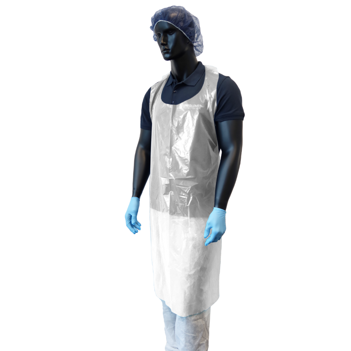 PE Schürze geblockt leicht