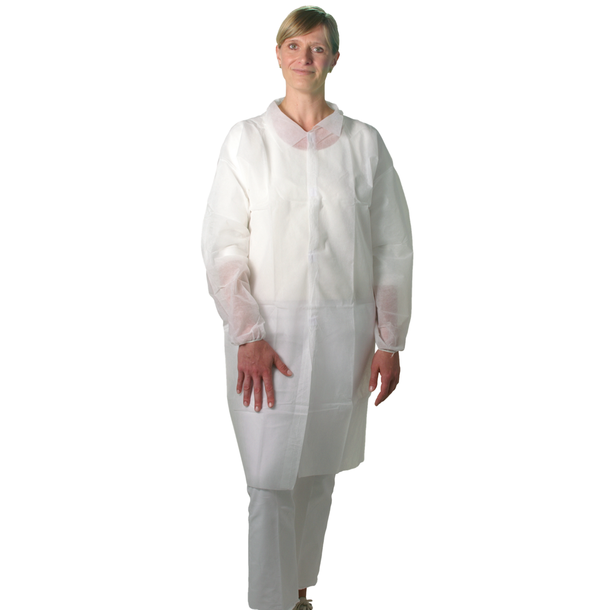 Besuchermantel mit Klettverschluss