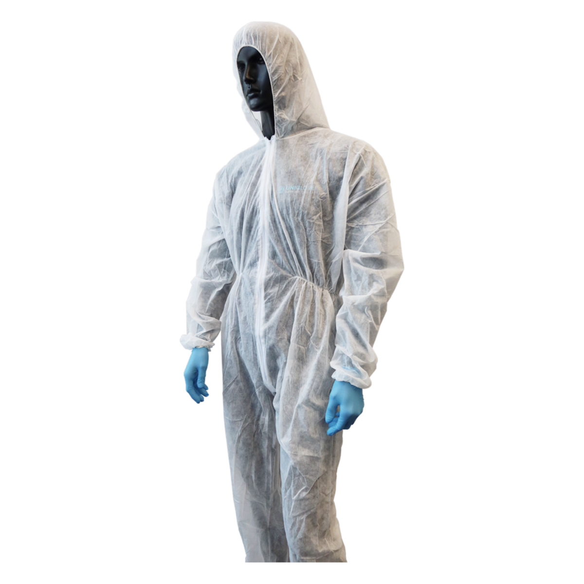 PE Overall mit Kapuze